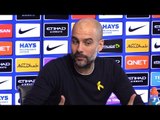 Pep Guardiola Pre-Match Press Conference - Burnley v Manchester City - Embargo Extras