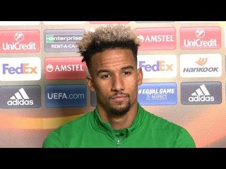 Scott Sinclair Pre-Match Press Conference - Celtic v Zenit - Europa League