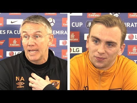 Nigel Adkins & Jarrod Bowen Pre-Match Press Conference - Chelsea v Hull - FA Cup - Embargo Extras