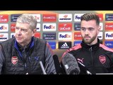 Arsene Wenger & Calum Chambers Full Pre-Match Press Conference - Arsenal v Ostersund - Europa League