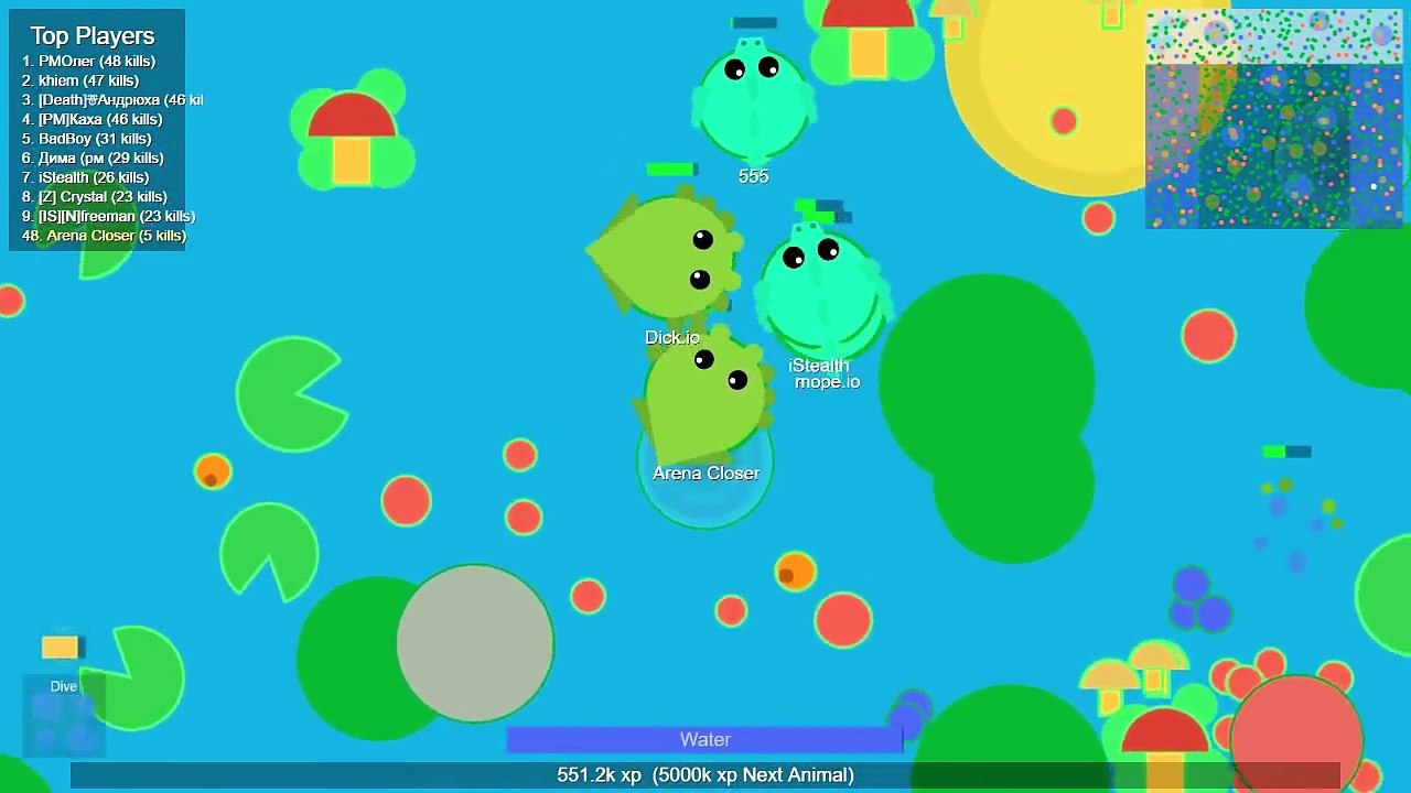 N00B vs PRO MOPE.IO OFFICIAL SANDBOX // KILLING DRAGONS