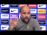 Pep Guardiola Pre-Match Press Conference - Stoke v Manchester City - Embargo Extras