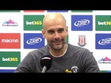 Stoke City 0-2 Manchester City - Pep Guardiola Full Post Match Press Conference - Premier League