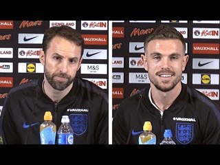 Gareth Southgate & Jordan Henderson Press Conference - Netherlands v England -International Friendly