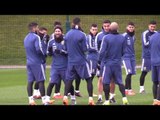 Lionel Messi Trains With Argentina Squad In Manchester