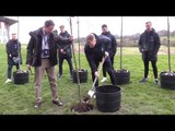 England Players Plant Trees To Honour Players Killed In WW1