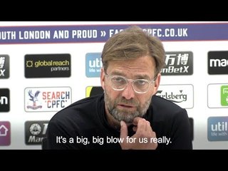 Jurgen Klopp - Adam Lallana Injury 'Big Blow' For Us