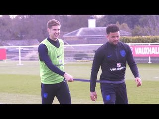 England Train Ahead Of Italy Clash