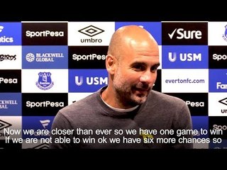 Pep Guardiola Puts Title Thoughts To One Side