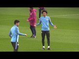Manchester City Train Ahead Of Liverpool Champions League Clash