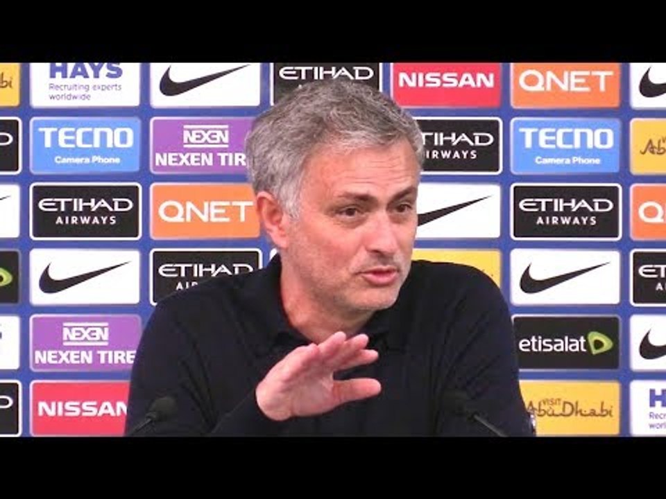 Manchester City 2-3 Manchester United - Jose Mourinho Post Match Press Conference - Embargo Extras