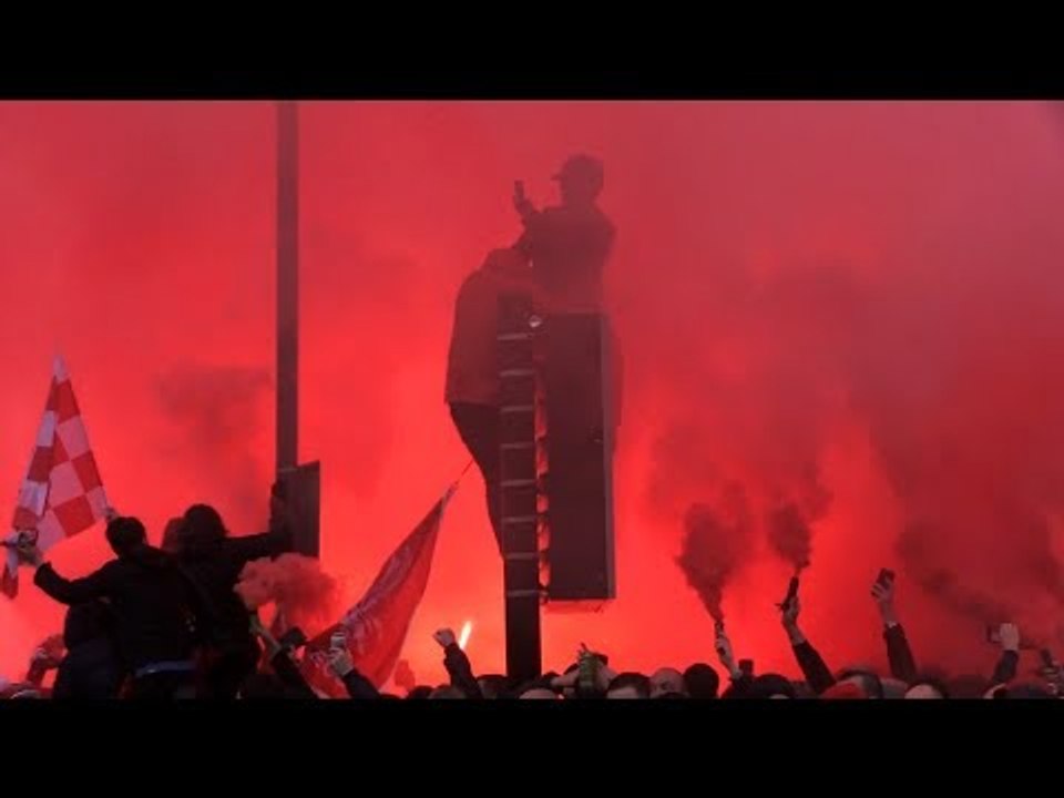 Liverpool Arrive At Anfield For Roma Champions League Semi-Final Clash