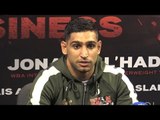 Khan vs Lo Greco- Amir Khan Post-Fight Press Conference - Demolishes Lo Greco In 39 Seconds