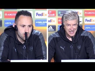Arsene Wenger & David Ospina Pre-Match Press Conference - Atletico Madrid v Arsenal - Europa League