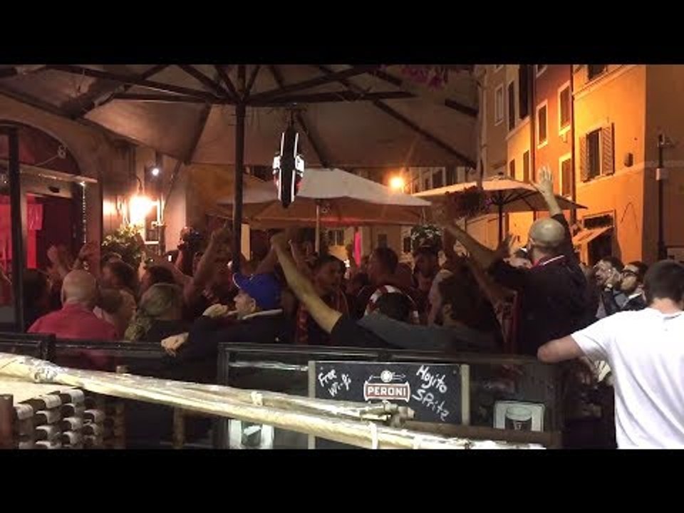 Liverpool Fans Celebrate The Victory Against Roma In The Champions League Semi-Final