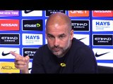 Pep Guardiola Pre-Match Press Conference - Manchester City v Huddersfield - Embargo Extras
