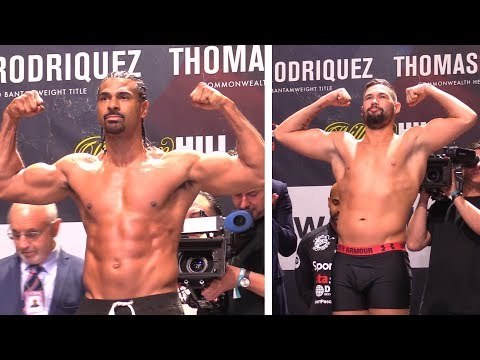 Bellew vs Haye 2 Weigh-In - Tony Bellew v David Haye Rematch