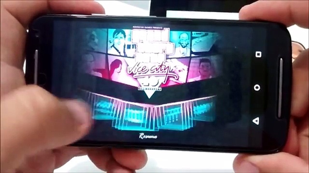 Teste Jogos Pesados Moto G 2ª Geração Especial GTA Lollipop 5.0.2