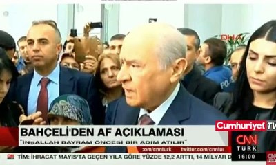Bahçeli af için bu kez tarih verdi