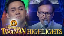 Tawag ng Tanghalan: Sofronio tears with Hurado Rey's comment