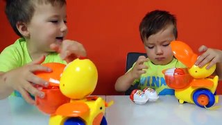 Kinder Joy Surprise eggs & Twins specialists egg surprise childrens toys and fun