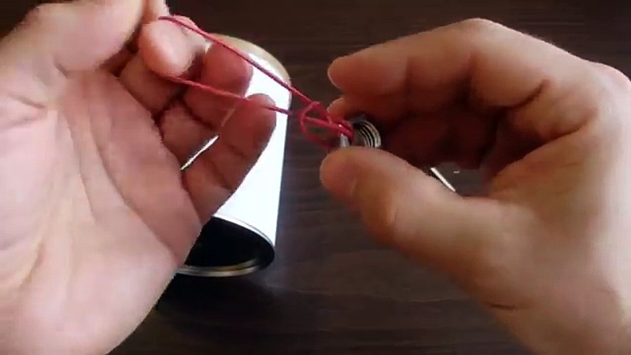 Powracająca puszka - Zrób to sam, zabawki #5 (Returning can)