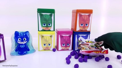 Video herunterladen: PJ Masks Catboy DIY Cubeez Pretend Play Blind Box Play-Doh Dippin Dots Toy Surprise Learn Colors!