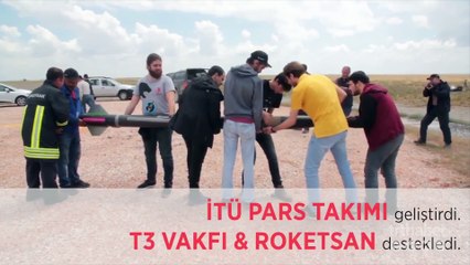 İTÜ Pars Takımı, Türkiye'nin ilk Hibrit Roket Motoru içeren roketini geliştirdi