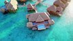 Flying over the St Regis Resort luxury overwater bungalow in Bora Bora