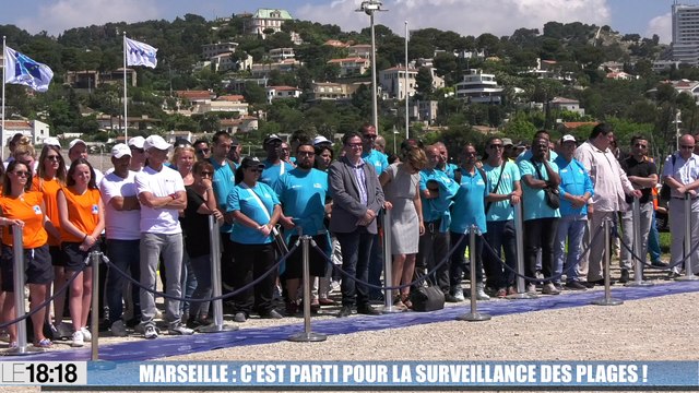 Marseille : c'est parti pour la surveillance des plages