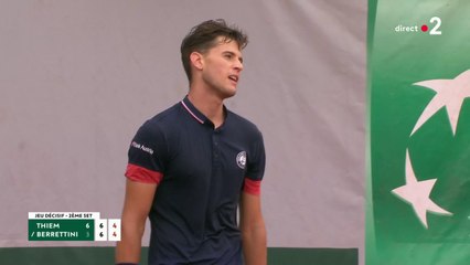 Roland-Garros 2018 : Dominic Thiem mis en difficulté par Matteo Berrettini