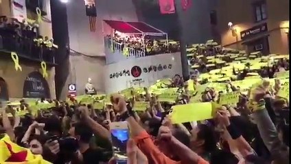 Els Segadors en Patum de Berga