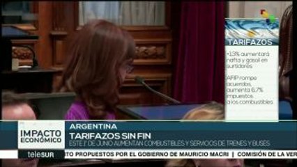 Macri veta ley de emergencia tarifaria aprobada por Senado argentino