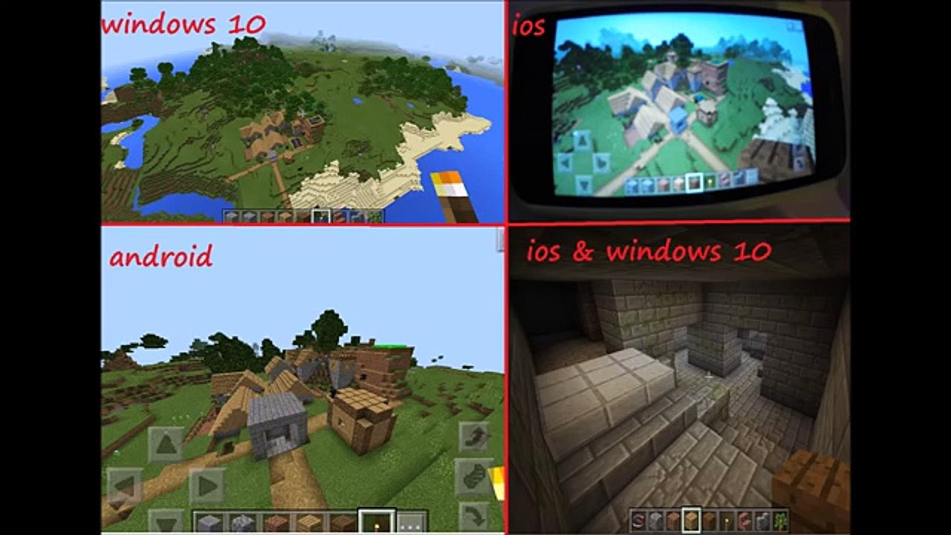 Mcpe 0 15 0 Seeds Are Getting Crazy Stronghold Entrance On Surface At Spawn Seed Video Dailymotion