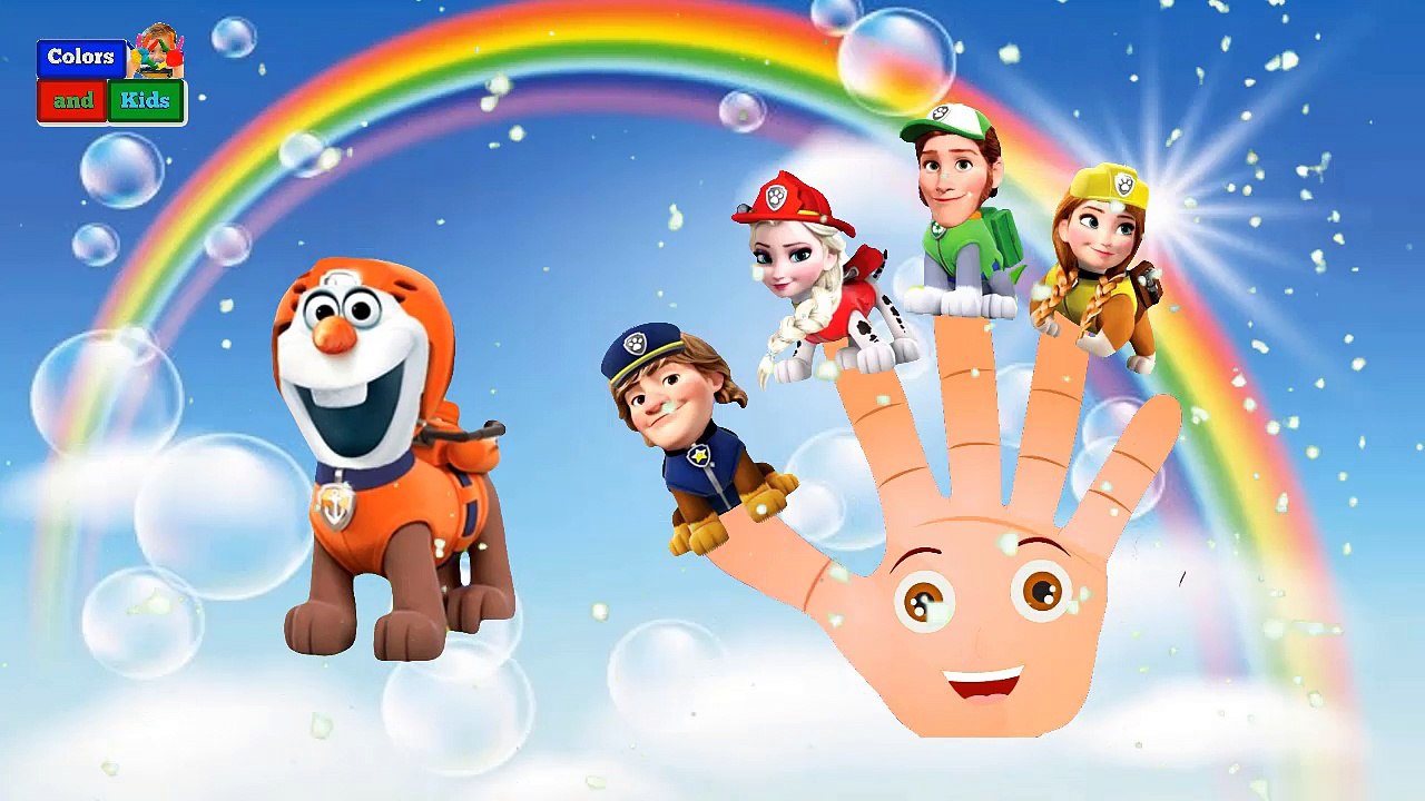 FINGER FAMILY TRANSFORMS colors and kıds