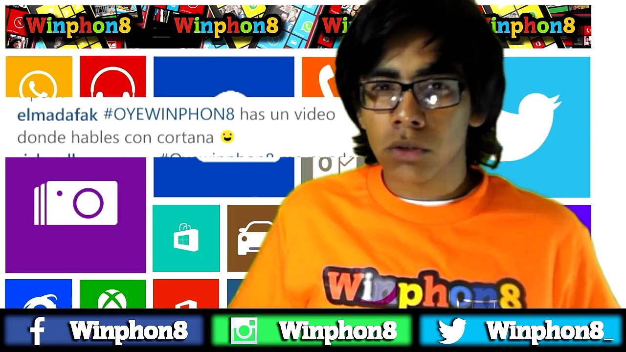 Platicando con Cortana (ESPAÑOL) - WINPHON8