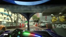 Vue du pilote de formule 1 à Monaco : décoiffant !