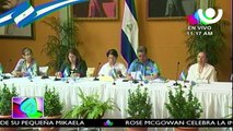 #NicaraguaQuierePazCanciller Denis Moncada brinda comunicado a las familias nicaragüenses.www.vivanicaragua.com.ni