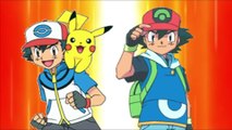 Pokemon Sun and Moon  Kalos Ash and Sinnoh Ash Vs Unova Ash and Hoenn Ash