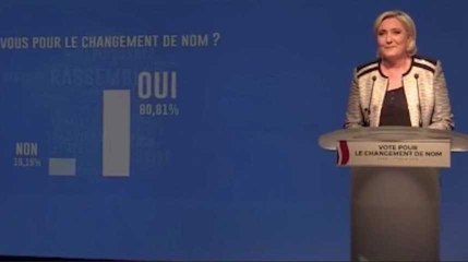 Tải video: Le Front National devient le Rassemblement National