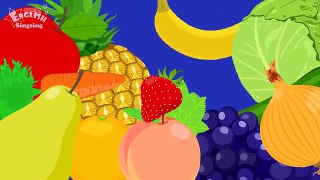 Kids vocabulary - Fruits & Vegetables 1 - Learn English for kids - English educational video