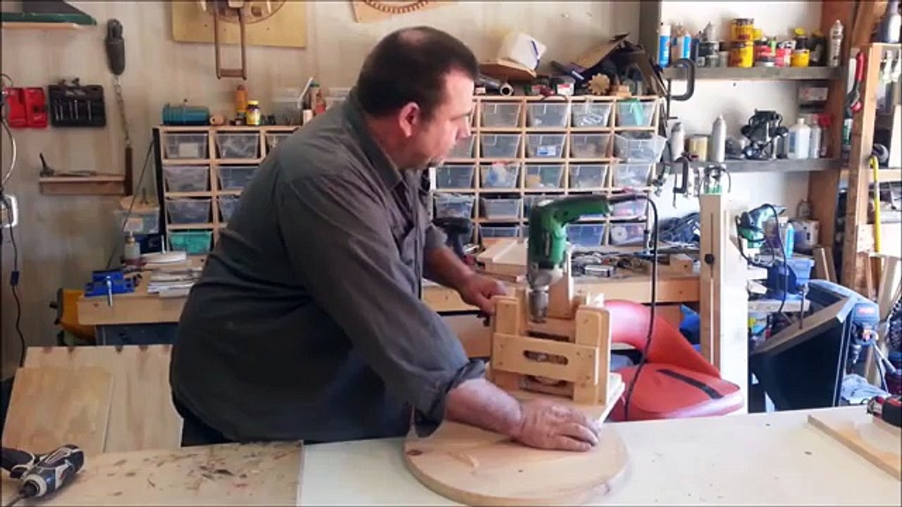 Homemade oscillating spindle sander drill overview video Dailymotion