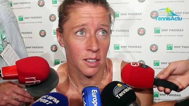 Roland-Garros 2018 - Pauline Parmentier : Faut être à fond derrière Caroline Garcia