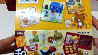 Re-Ment Collection: Rilakkuma Cafe Table Chairs & Japanese Cafe