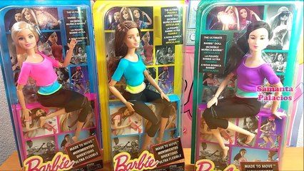Muñecas Barbie Movimientos Divertidos/ Barbie Made To Move Dolls