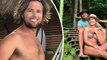 The Block's Elyse Knowles shows off her model figure in a snakeskin bikini as she celebrates her beau Josh Barker on his birthday in Indonesia