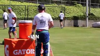 Ashes Cricket Hard graft in the nets from Ian Bell