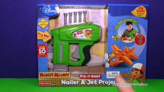 Unboxing the Handy Manny Nail Gun and Jet Plane Toys