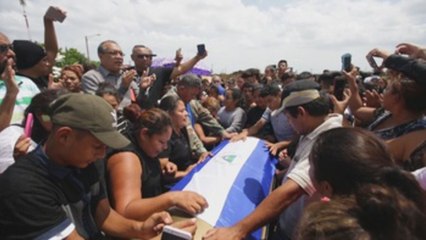 Nicaragüenses despiden a "Orlandito", uno de los menores muerto en las protestas