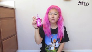 GOING FROM BLUE HAIR TO PINK HAIR | Brittnissx3